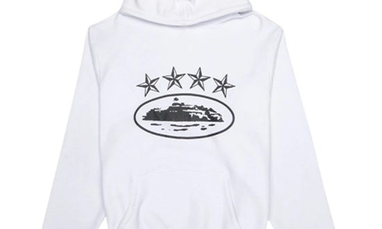 Corteiz 4Starz Alcatraz Hoodie White