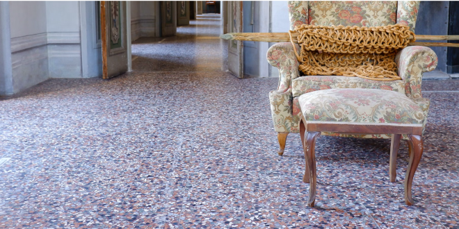 terrazzo floor tiles