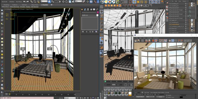 Unreal, Blender and 3D Max in Rendering