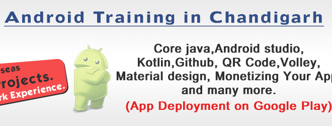 Android Training in Chandigarh