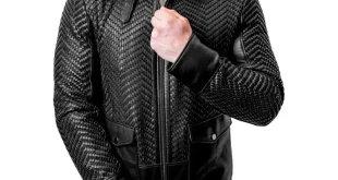 black-snakeskin-leather-jacket-front-close