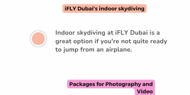 Sky diving Dubai